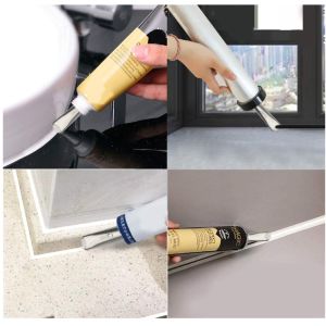 K-013 24pcs Caulking Finisher Kit Caulk Nozzle Applicator Reusable Stainless