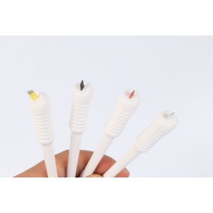 Durable Permanent Tattoo Pen / Microblading Eyebrows Tool With Flexible Curved