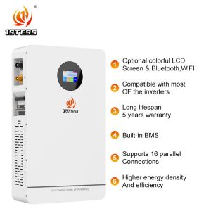 25.6V 200Ah 5.12kwh home energy storage battery lifepo4 lithium battery