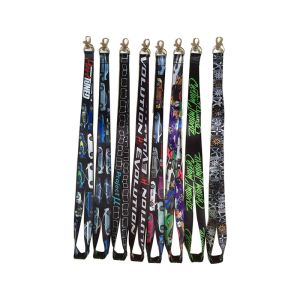 Id Card Holder Dye Sublimated Lanyards Soft Luxurious Fabric