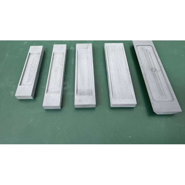 Customized Rectangle Ceramic Boat For Bronzing Plating And Laser Anti-Counterfei