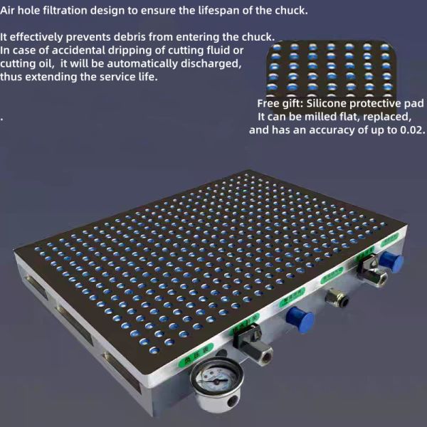 Quality Custom Magnetic Vacuum Chuck Workholding Tool For CNC Grinding Drilling Milling And Lathe Machines wholesale