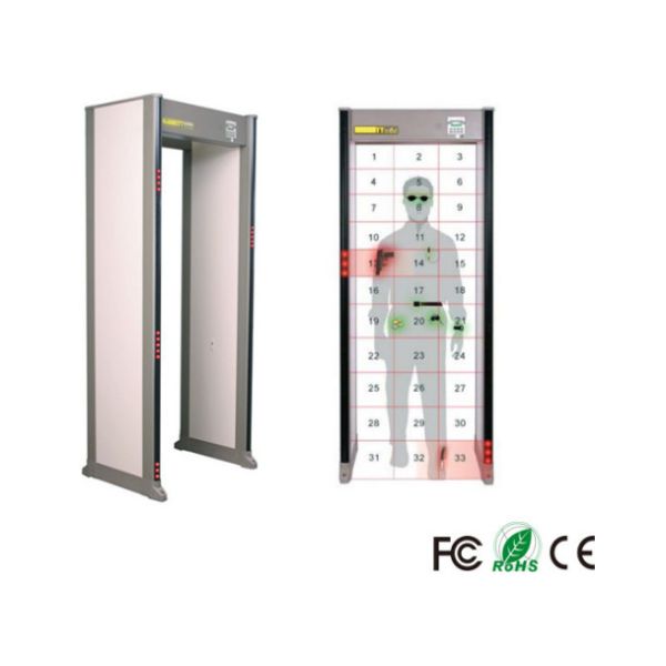 Airport Archway High Sensitive Body Metal Detectors , Walk Through Security