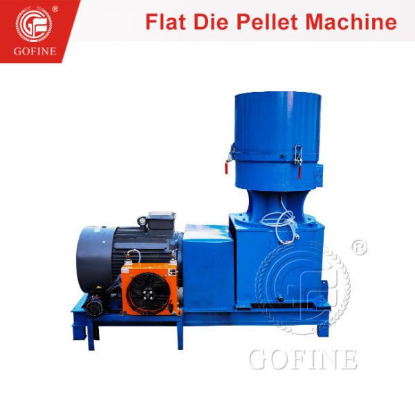 Final Granules 2-8mm Columnar Particles Flat Die Pellet Machine For Fertilizer