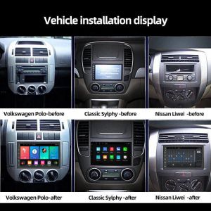 Built-in Wireless CarPlay 7 Inch Touch Screen USB AUX BT Double Din Car Radio