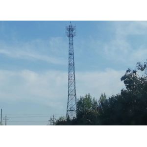 Wireless Communication Tower , 0 - 330KM / H GSM Residential Antenna Tower