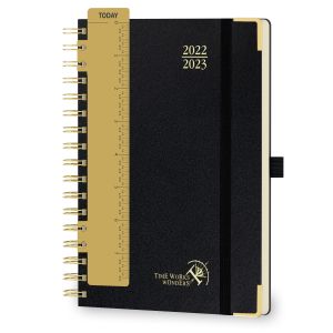 Hardcover Spiral Bound Weekly Planner For July 2023 To June 2023
