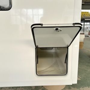 Self-tight Mechanical Lock Insulate Cargo Door for RV Motorhomes Camper Trucks