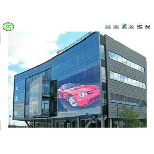 P3.91-7.82mm Waterproof Transparent LED Screen 500x1000mm 5000cd/M2