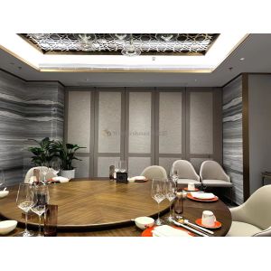 Simple Elegant Banquet Hall Partition Wall 85mm-100mm Thickness