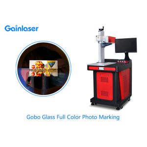 Gobo Images 3watt Glass Marking Machine With UV Laser