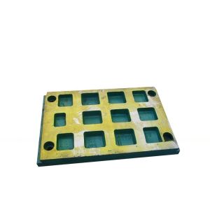 Highly Durable Crusher Jaw Plate for C110 C125 Machine Parts and Drawings Number