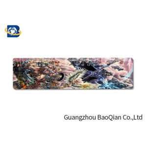 Cute / Fancy Printing 3D Lenticular Ruler , Plastic Flexible Ruler Customized