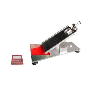Steel Electric Rubber Testing Machine , Adhesive Tape Initial Adhesion Tester