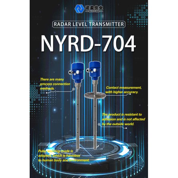 Quality NYRD-704 Wave Radar Level Meter transmitter For Low dielectic constant liquid 6M Range wholesale