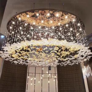Professional Indoor Decoration Crystal Lamp String Modern Luxury Wedding