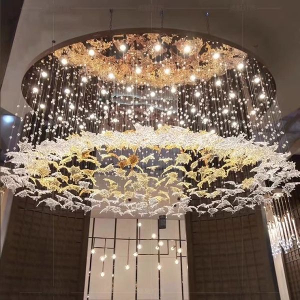 Professional Indoor Decoration Crystal Lamp String Modern Luxury Wedding