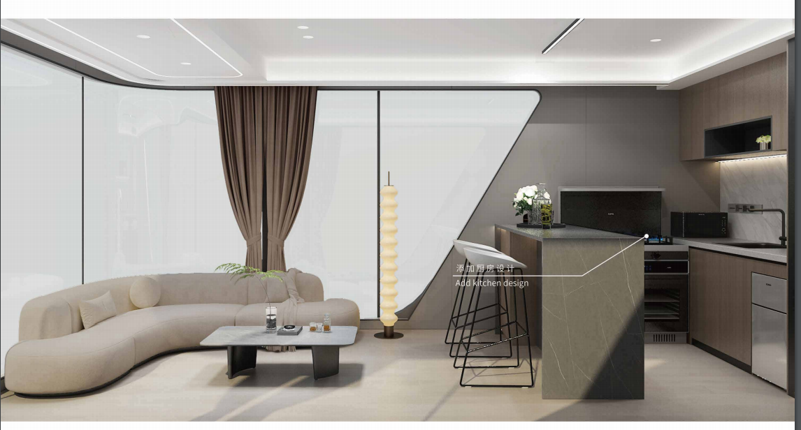 FULL KING B7 Prefabricated Outdoor Villa Mobile Modular Capsule Room Commercial Space Prefabricated Capsule With Balcony And Door Lock