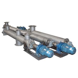 China Professional Custom Tubular Screw Conveyor 0 - 60° Installation Slope on sale