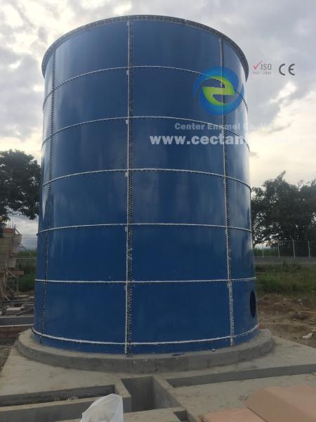 Glass Fused To Steel Industrial Water Tanks For Water Purifying / Sea Water Treatment