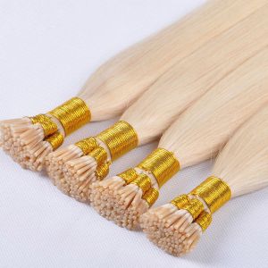 China 7A Grade Wavy Pre Bonded Hair Extensions , Pre Bonded Stick Tip Hair Extensions on sale