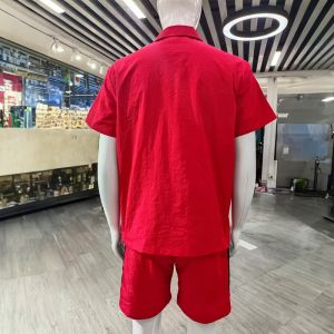 Custom Logo Nylon Polyester Zip up Summer Jogging Suits Clothes Mens 2 Piece