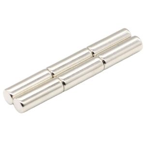 Diametrically Magnetized Cylinder Magnet with NiCuNi or Zn Coating and ±1% Tolerance