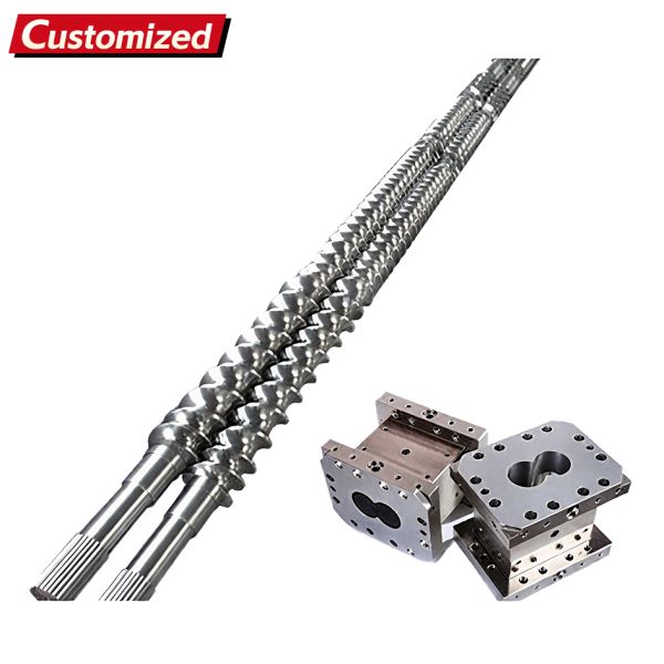 Quality Customized Direct From Factory High Quality Twin Screw Barrel Extruder Multi-specification materials for Plastic &  Rubber Recycling Top Machinery Parts From China wholesale