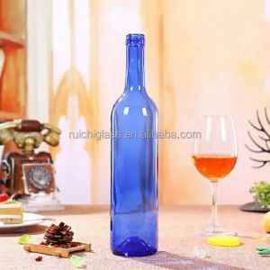 Best 375/750ml Glass Liquor Bottles Empty Champagne Glass Bottle with Cork Cap