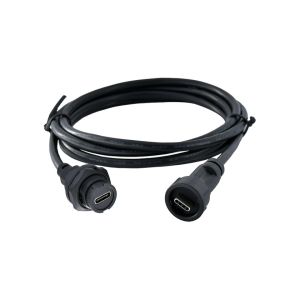 IP67 Waterproof Wire Connector USB 3.0 2.0 Adapter Mated Male To Female Panel