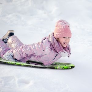 PE Core 36 inch Foam Snow Sled for Kids Lightweight and 1.18lbs Board Weight