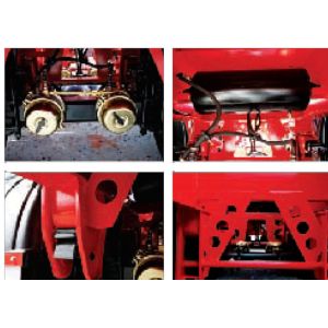 40t Payload 30 Feet Gooseneck Skeleton Semi Trailer For Heavy Container Delivery