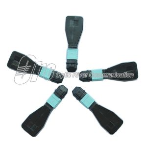 Cheap MPO Loopback 24F OM3 Optical Patch Cord Type A for sale