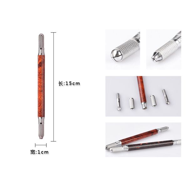 150MM Double Head 3D Microblading Eyebrow Needle Permanent Makeup Pen
