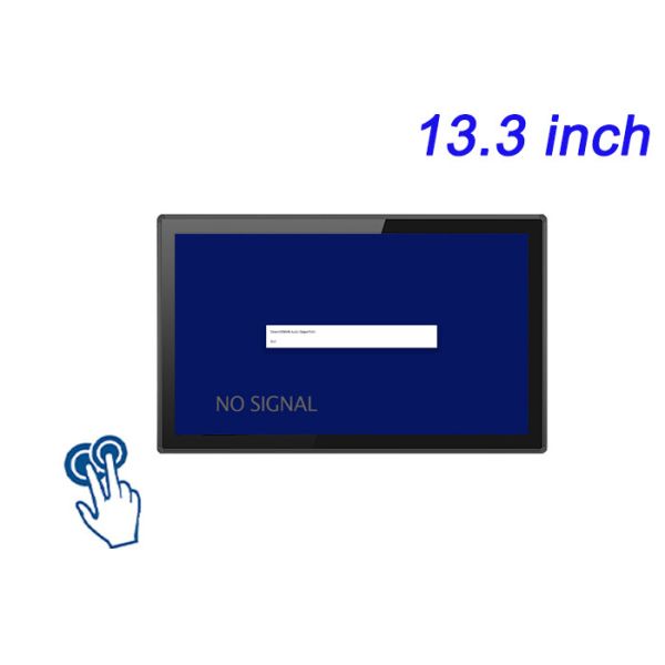 13.3-Inch Touch Embedded Monitor for Interactive Displays, Retail Systems, Smart