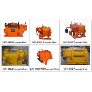 Compact Ergonomic Durable Pneumatic Winch for Heavy-Duty Remote-Controlled