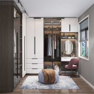 CORDIAL Built In Modern Customized Wardrobe With LED Light