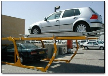 Hydraulic Double Decker Parking System With 2000 - 3200kg Loading Capacity 2