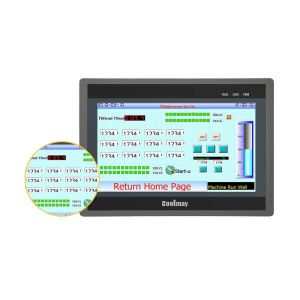 Coolmay 10.1 Inch TFT HMI PLC Ethernet Port 128MB RAM PLC HMI All In One