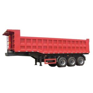 Customized Heavy Duty 40-80 Tons Hydraulic Tipper Semi Trailer with 3 Axles and