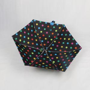 Manual Open Small Collapsible Umbrella , Light Folding Umbrella With UV