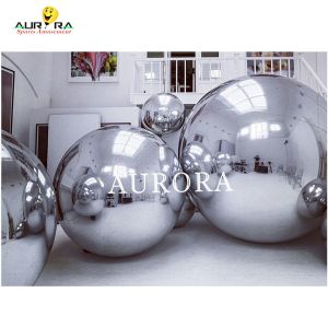 Inflatable Mirror Sphere Shaped Balloons 1m - 5m diameter For Advertising