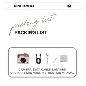 Kids Camera Y6000 Mini Camera 1080P Pocket DVR Support 256 TF SD Card Small