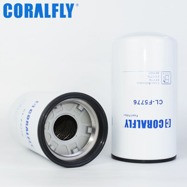 Coralfly Construction Machinery Fuel Filter FF5776 P555776 BF9885 For Fleetguard