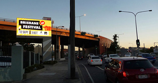 Australia Outdoor Advertising Display Super Slim Easy Maintenance with High