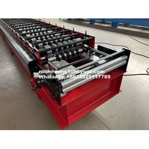 Chain Transmission Corrugated Sheet Rolling Machine 220V With Omron Encoder
