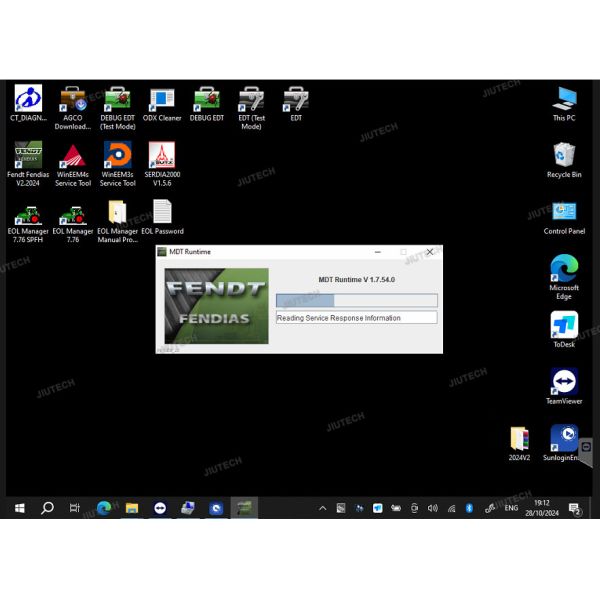 AGCO EDT Electronic Diagnostic Tool for Massey Ferguson Fendt Tractors CANUSB