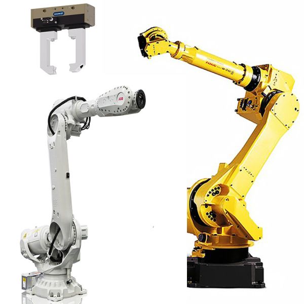 SCHUNK Robotic Gripper For FANUC ,IRB6700 And KR210 Robot In Plant Of Food