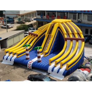Cheap PVC Outdoor Inflatable Amusement Park With Slides Commercial Bouncer Castle for sale
