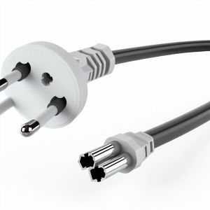 VDE Approved EU 2 Pin to IEC C7 C8 Laptop Power Cord 1.5m